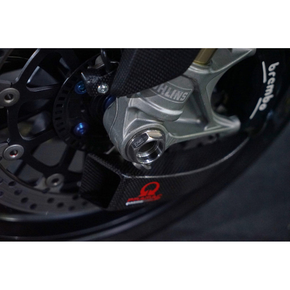 CNC Racing Front Wheel Nut for Ducati - Titanium - Shop name