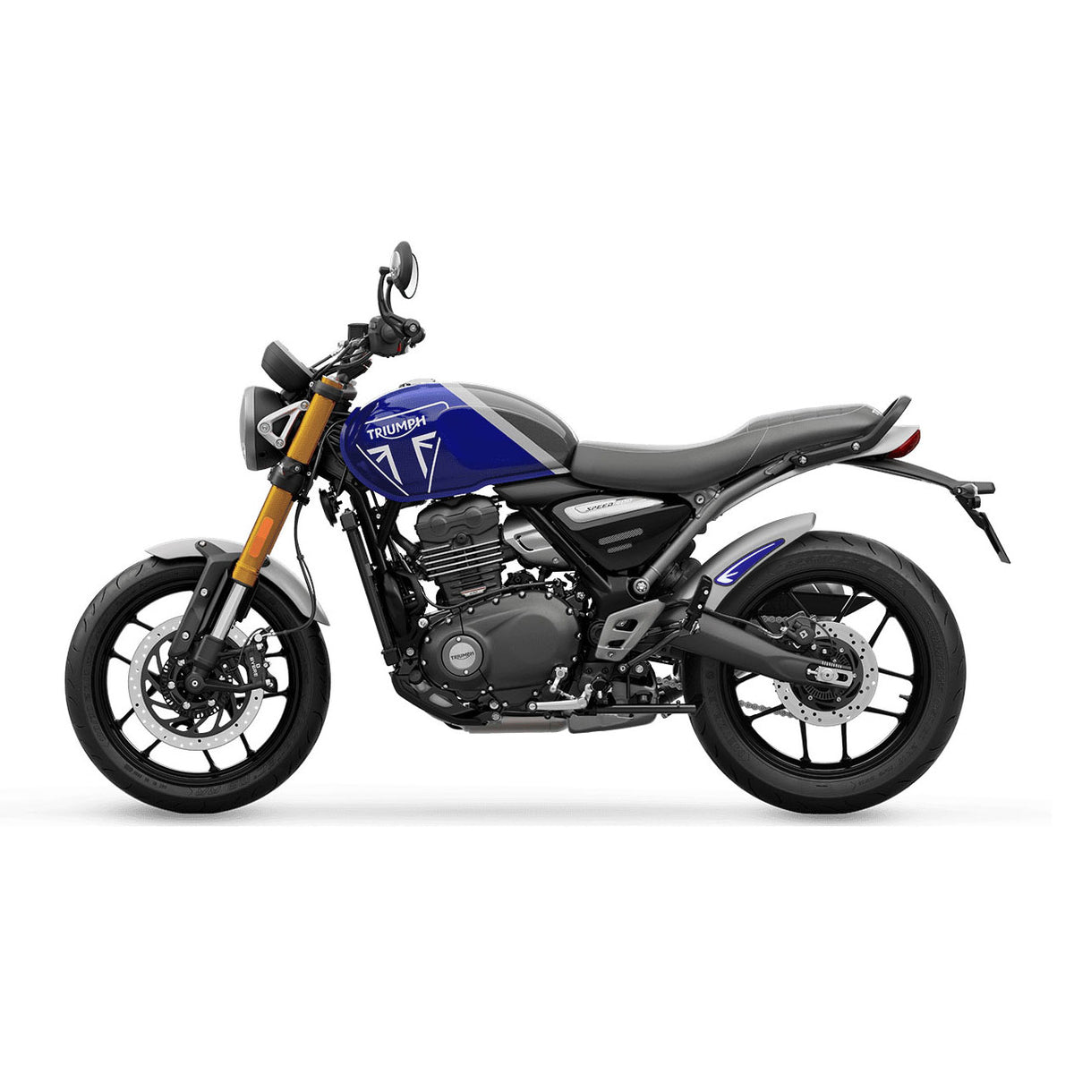 Pyramid Decals | Caspian Blue Hugger Decal | Triumph Speed 400 2024>Current