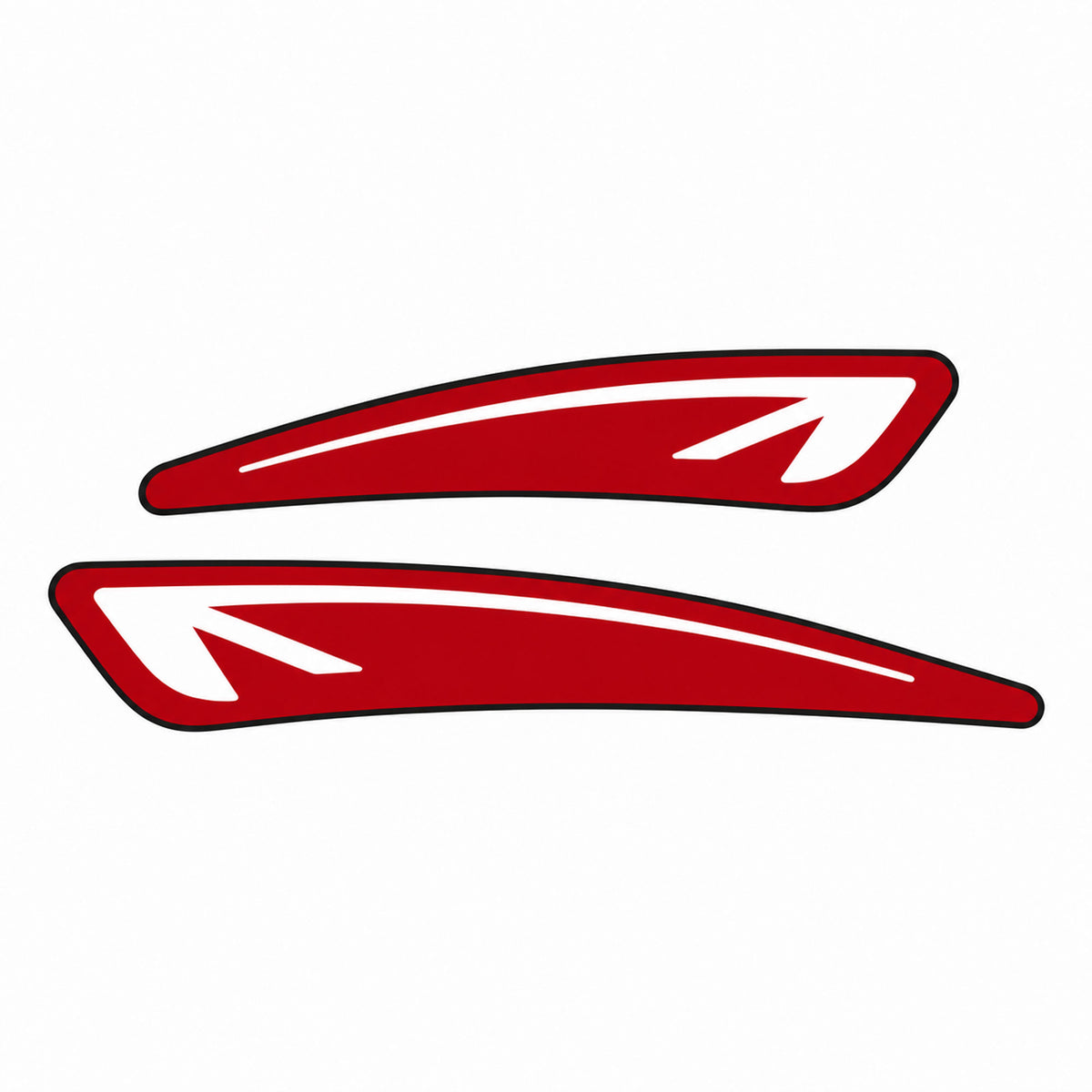 Pyramid Decals | Carnival Red Hugger Decal | Triumph Speed 400 2024>Current