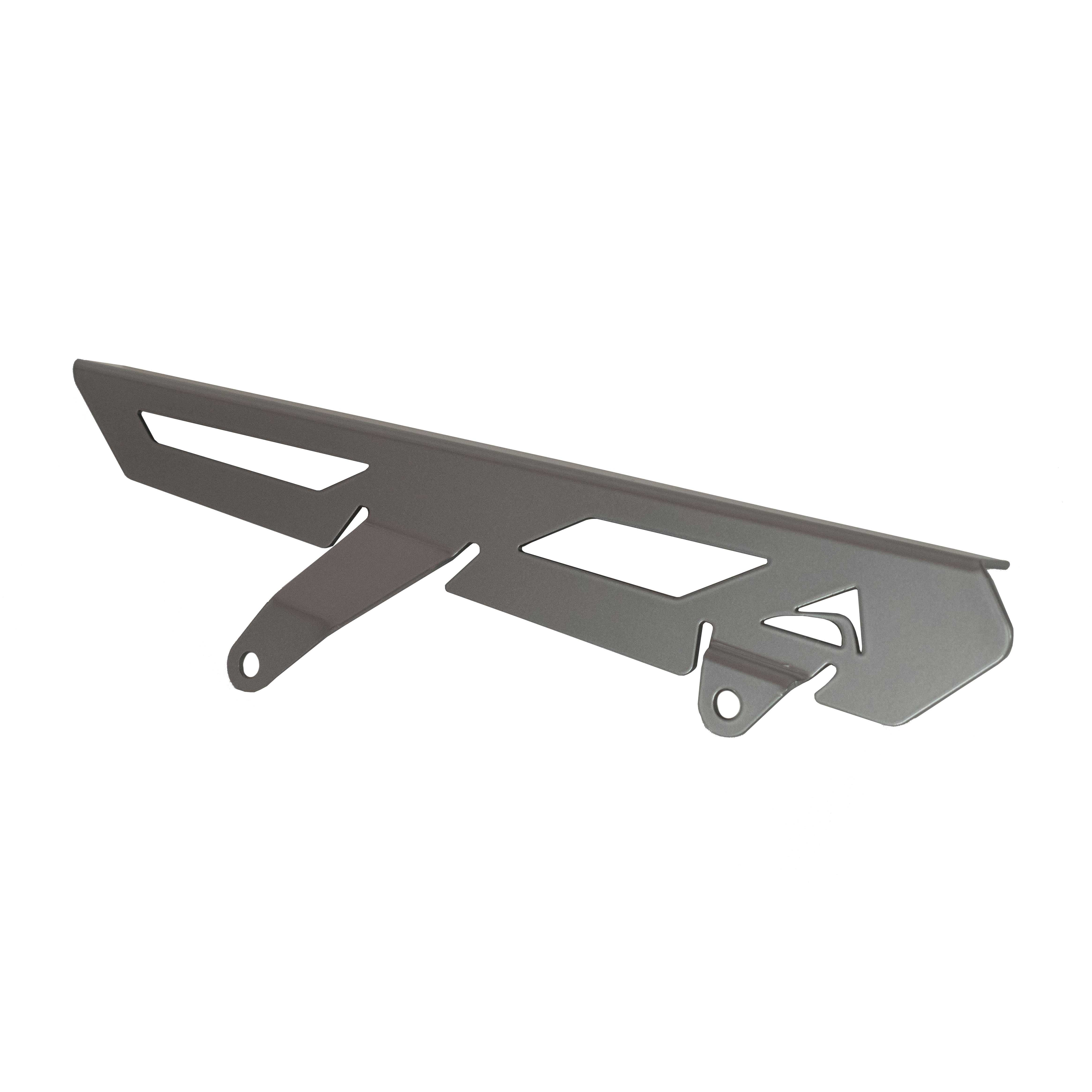 Pyramid Chainguard | Gloss Silver | Triumph Speed 400 2024>Current - Pyramid Motorcycle Accessories