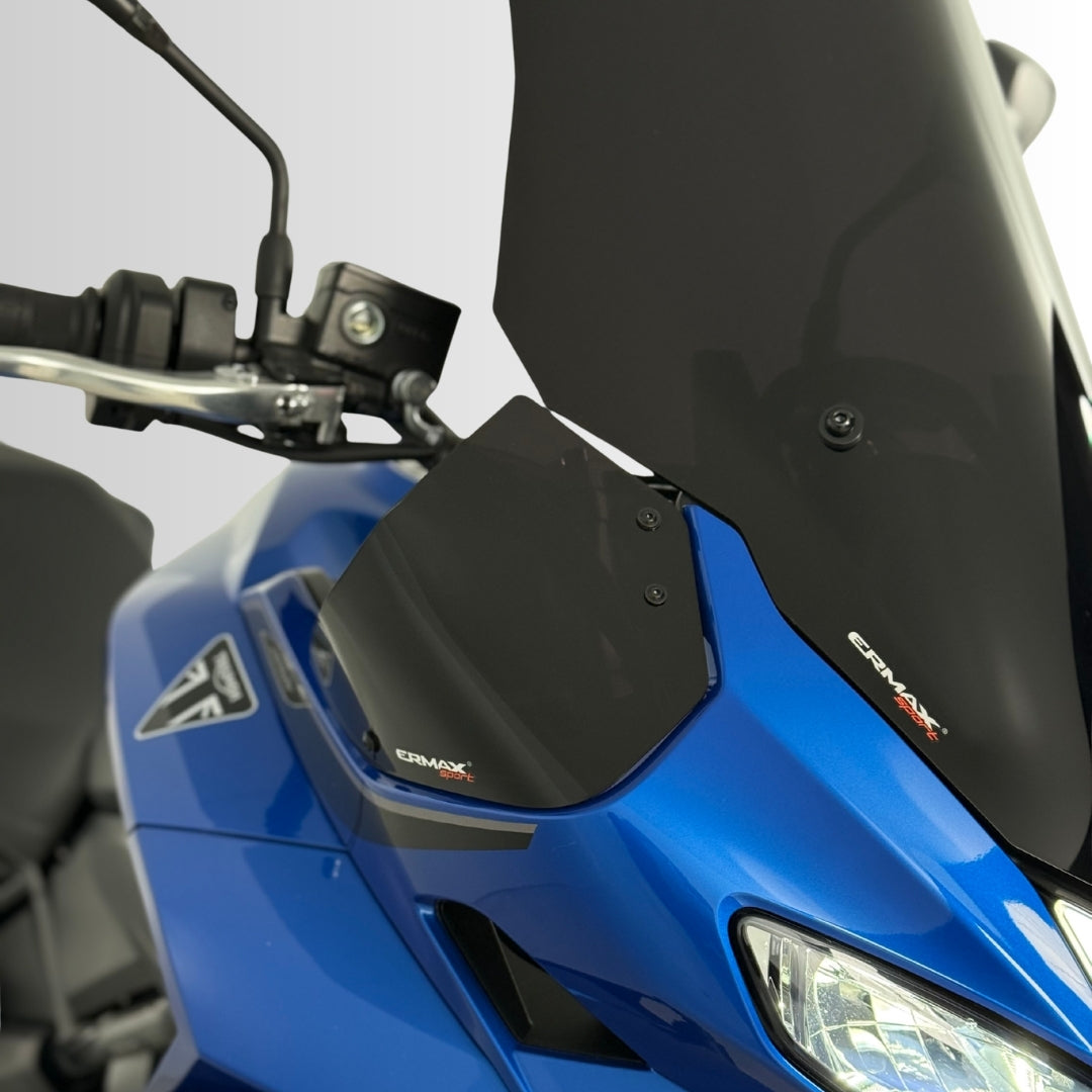 Ermax Upper Wind Deflectors | Dark Smoke | Triumph Tiger Sport 800 2026>Current - Pyramid Motorcycle Accessories