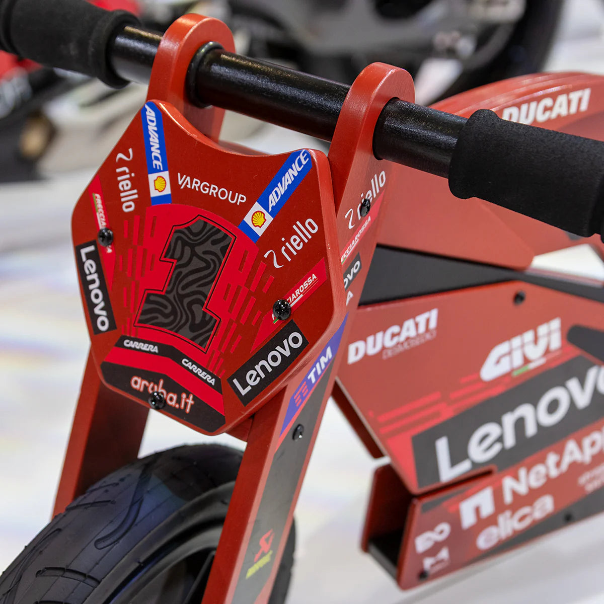 Kiddimoto Ducati Desmo GP25 Balance Bike - Pyramid Motorcycle Accessories