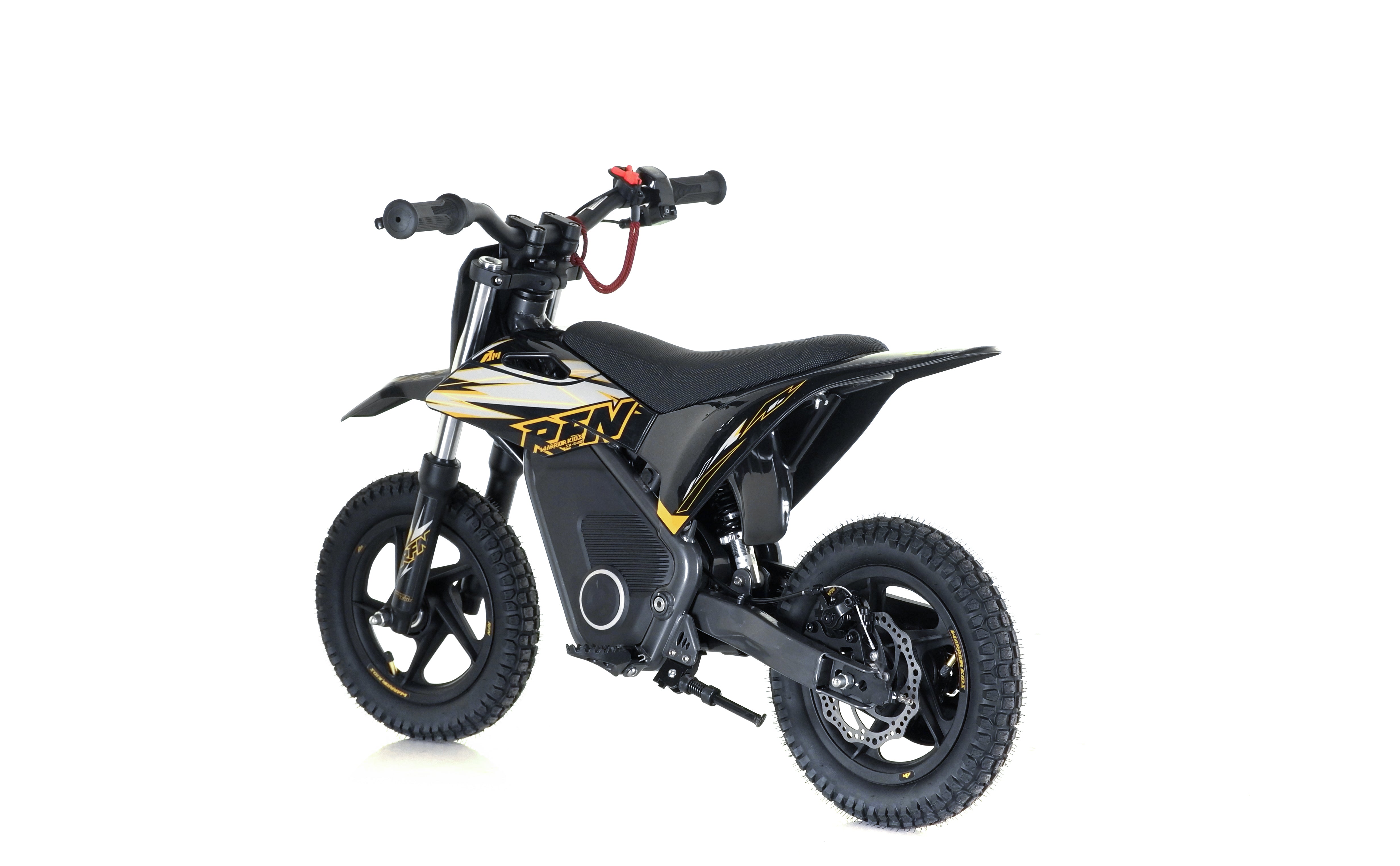 RFN Warrior SX-E400 12-inch Kids Electric MX Bike | Black/Gold