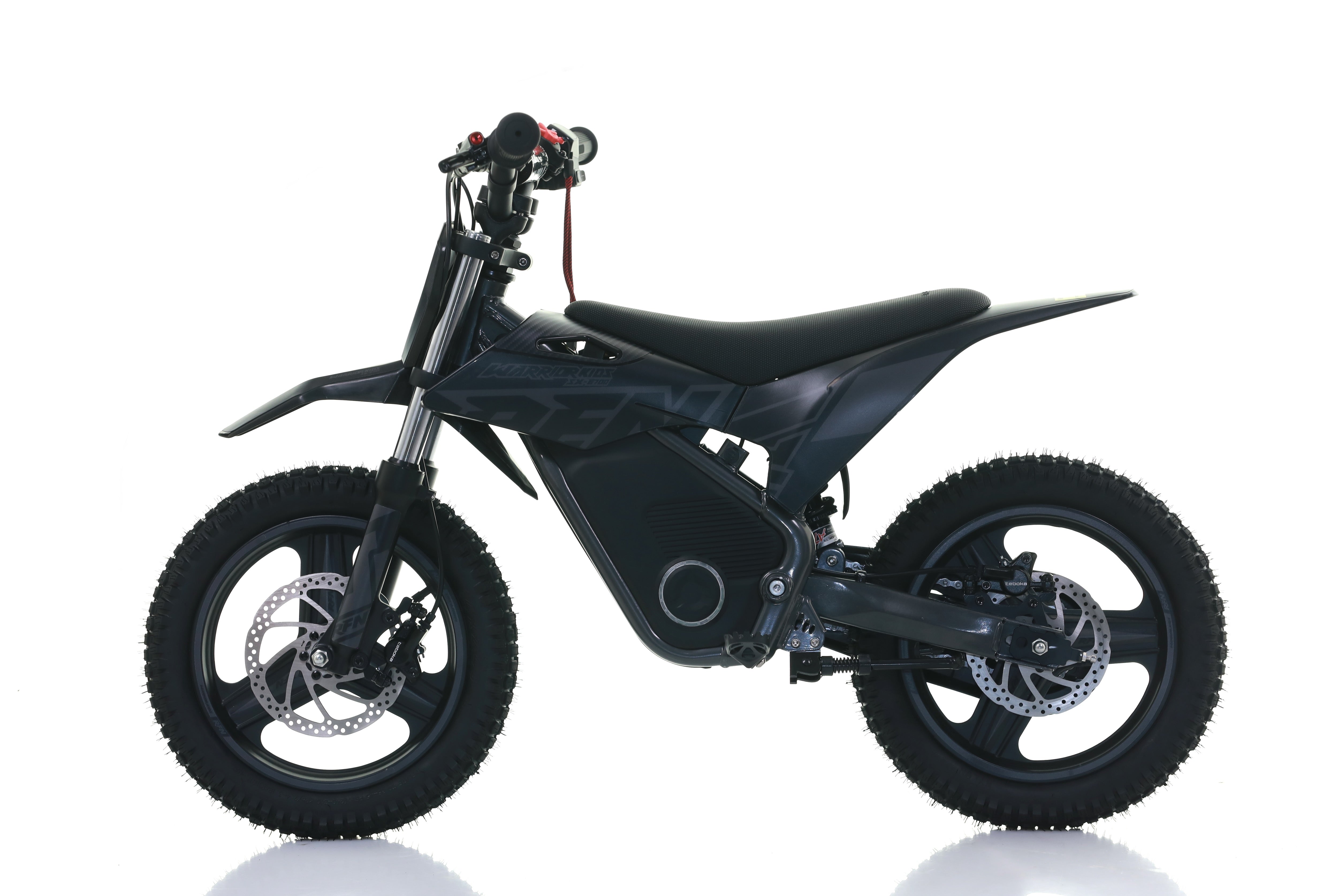 RFN Warrior SX-E700 R 14-inch Kids Electric MX Bike | Black/Grey