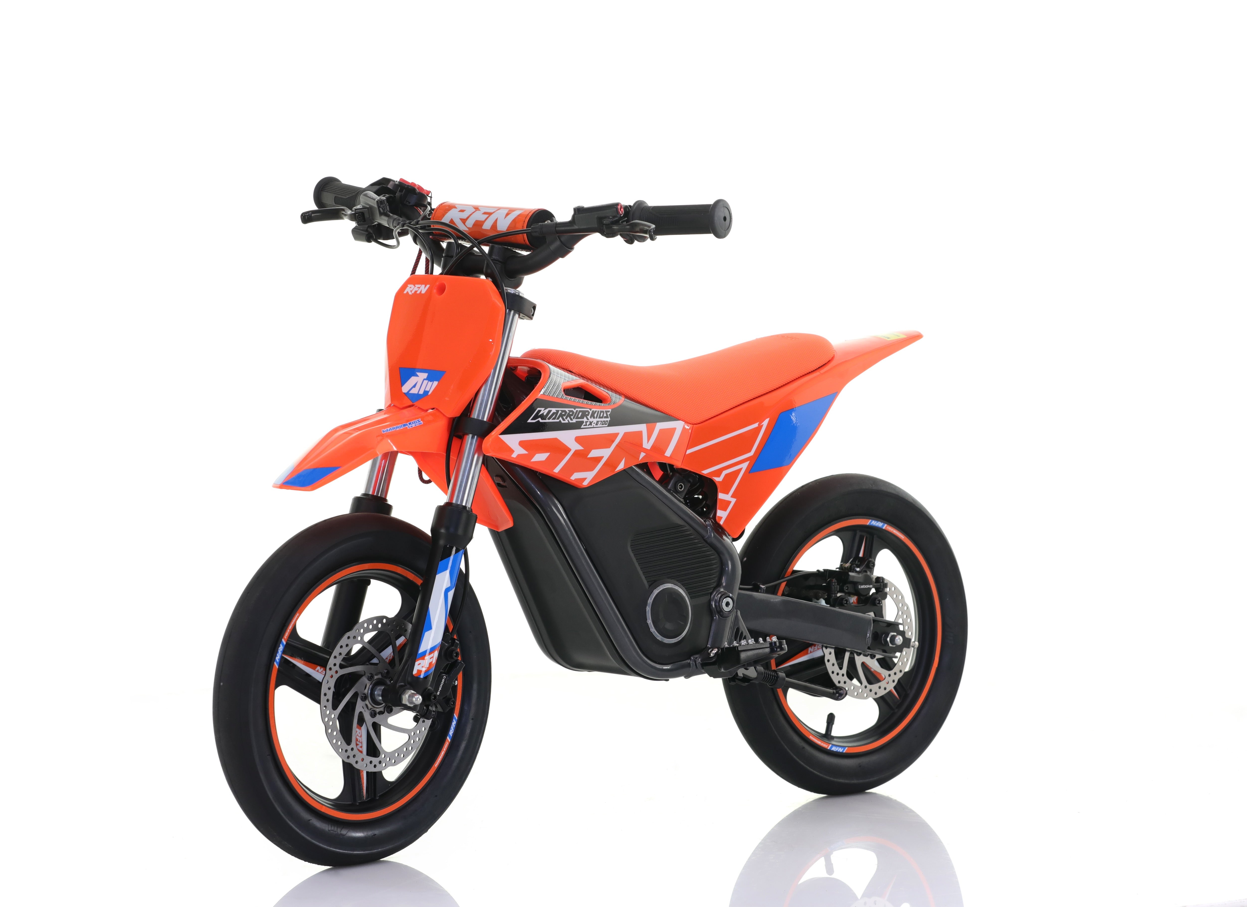 RFN Warrior SX-E700 R SM 14-inch Kids Electric Supermoto Bike | Orange