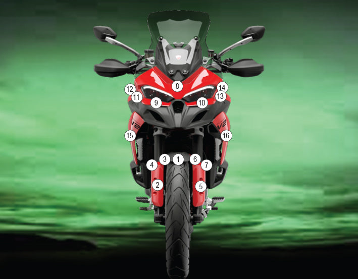 Eazi-Grip Stone Chip Protection Kit | Clear - Gloss | Ducati Multistrada V2 2025>Currentย -ย Shop name
