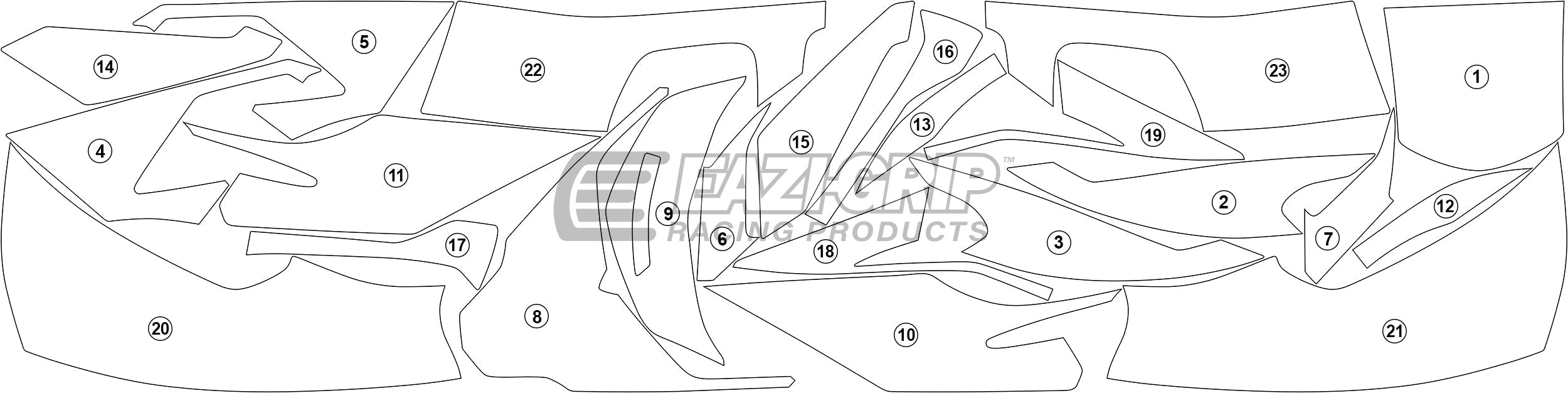 Eazi-Grip Stone Chip Protection Kit | Clear - Gloss | Honda Gold Wing 2020>Current - Shop name