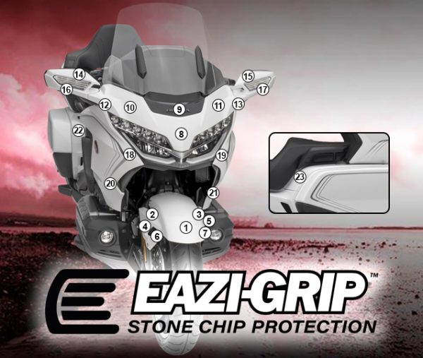 Eazi-Grip Stone Chip Protection Kit | Clear - Gloss | Honda Gold Wing 2020>Current - Shop name