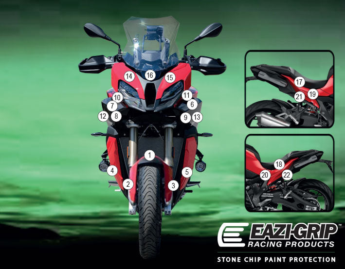Eazi-Grip Stone Chip Protection Kit | Clear - Matte | BMW S 1000 XR 2020>Currentย -ย Shop name