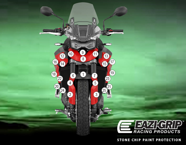 Eazi-Grip Stone Chip Protection Kit | Clear - Matte | Triumph Tiger Sport 850 2021>Current - Shop name