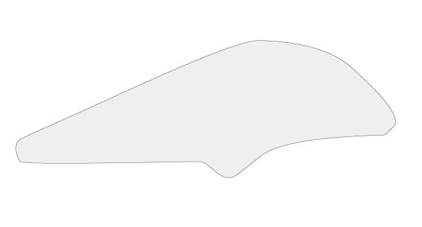 Eazi-Grip Tank Grips - Pair | Clear Gloss Paint Protection Film | Honda VFR 800 F 2014>Current - Shop name