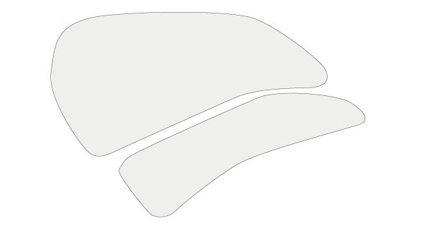 Eazi-Grip Tank Grips - Pair | Clear Gloss Paint Protection Film | Kawasaki Z 1000 2010>2013 - Shop name