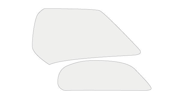 Eazi-Grip Tank Grips - Pair | Clear Gloss Paint Protection Film | Kawasaki ZX10-R 2011>2015 - Shop name