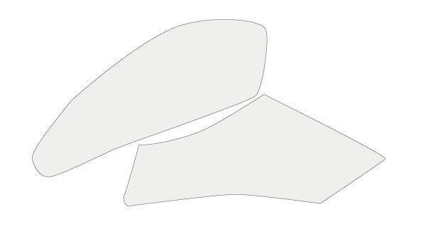 Eazi-Grip Tank Grips - Pair | Clear Gloss Paint Protection Film | Suzuki GSX-S 1000 2015>2020ย -ย Shop name