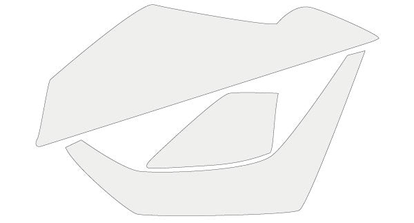 Eazi-Grip Tank Grips - Pair | Clear Gloss Paint Protection Film | Suzuki Katana 2019>Current - Shop name