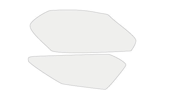 Eazi-Grip Tank Grips - Pair | Clear Gloss Paint Protection Film | Yamaha YZF-R1 2009>2014 - Shop name