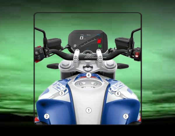 Eazi-Grip Tank Paint Protection Kit | Clear - Gloss | BMW R 1250 R 2023>Current - Shop name