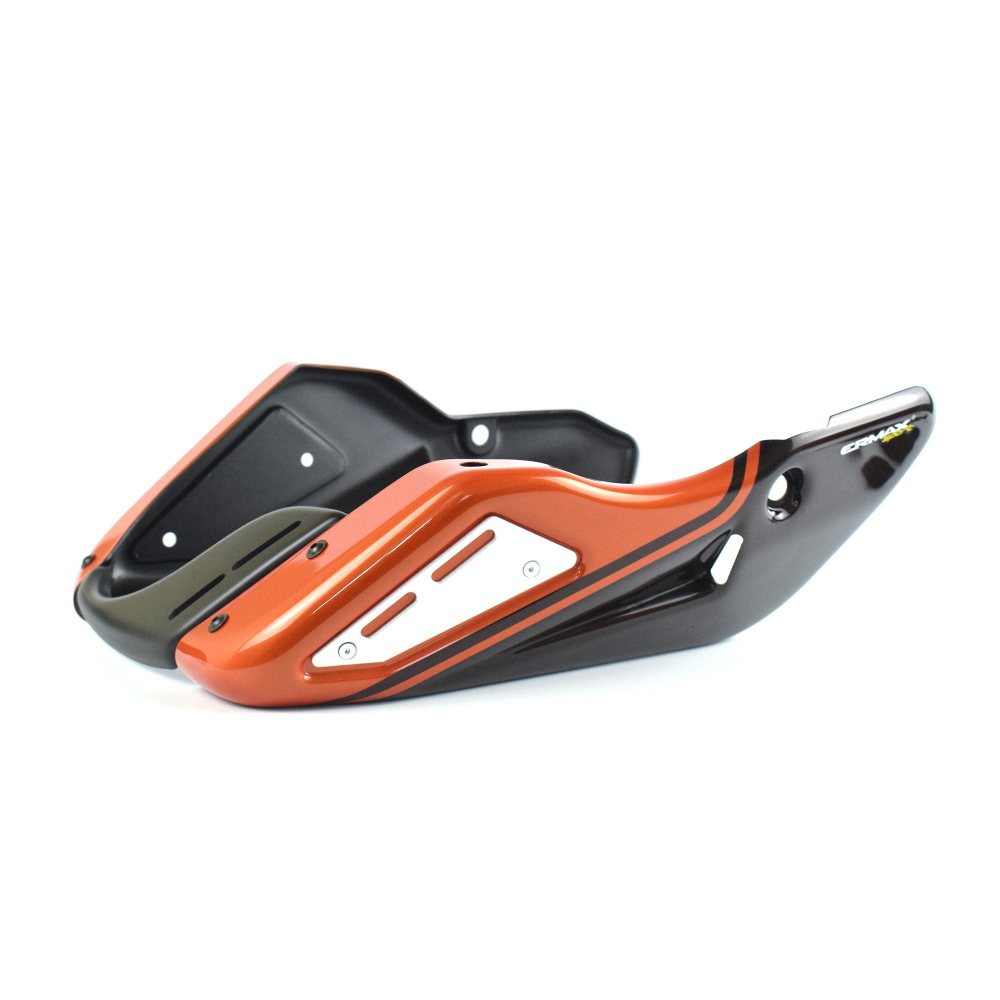 Ermax Belly Pan | Met Brown/Met Orange (Candytone Brown/Candytone Orange) | Kawasaki Z 900 RS 2017>2020 - Shop name