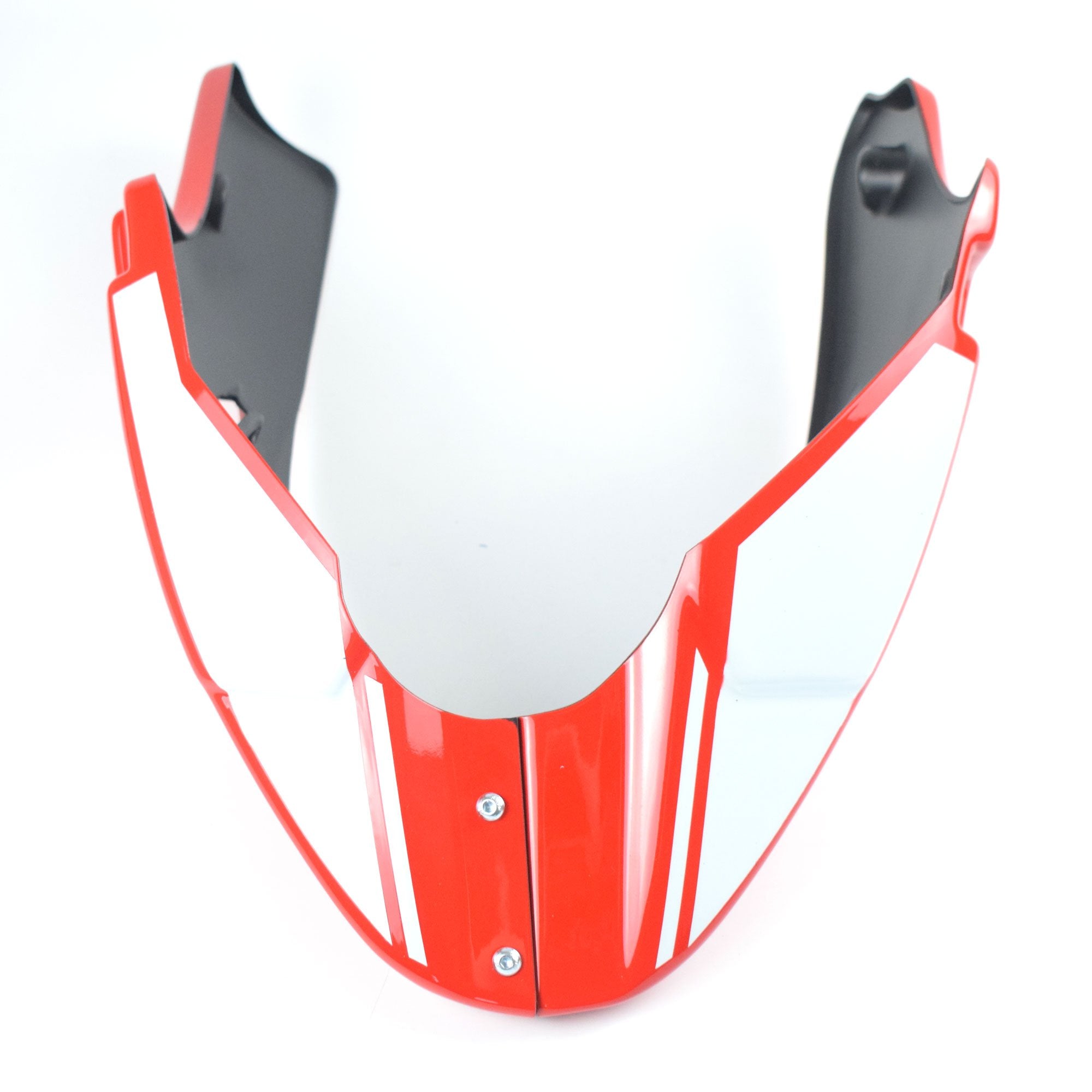 Ermax Belly Pan | Metallic White/Metallic Red (Glacier White/Mirage Red) | Suzuki SV650 2016>2018 - Shop name