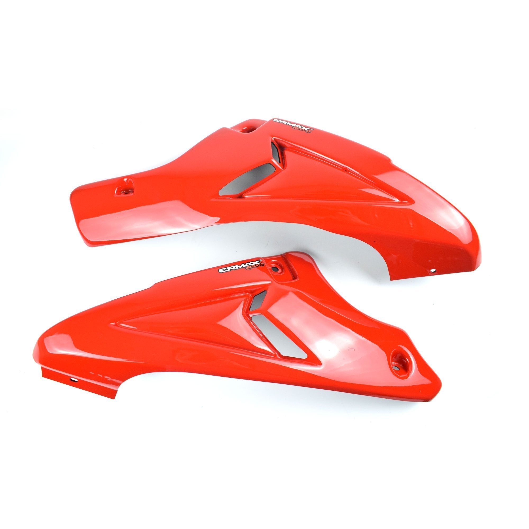 Ermax Belly Pan | Metallic White/Metallic Red (Glacier White/Mirage Red) | Suzuki SV650 2016>2018 - Shop name