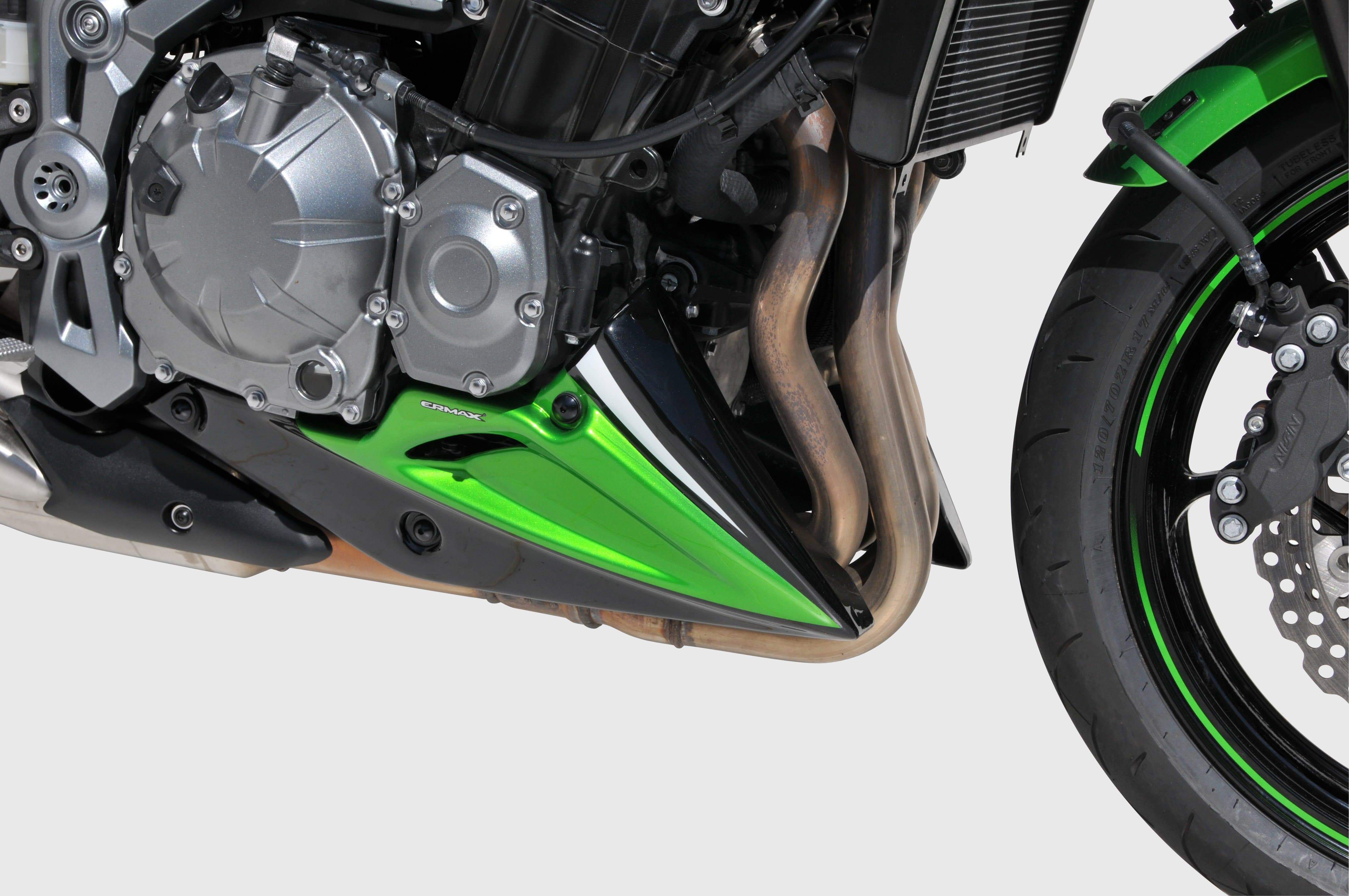 Ermax Belly Pan | Spark Black/Lime Green/Stardust White | Kawasaki Z 900 2019>2019 - Shop name