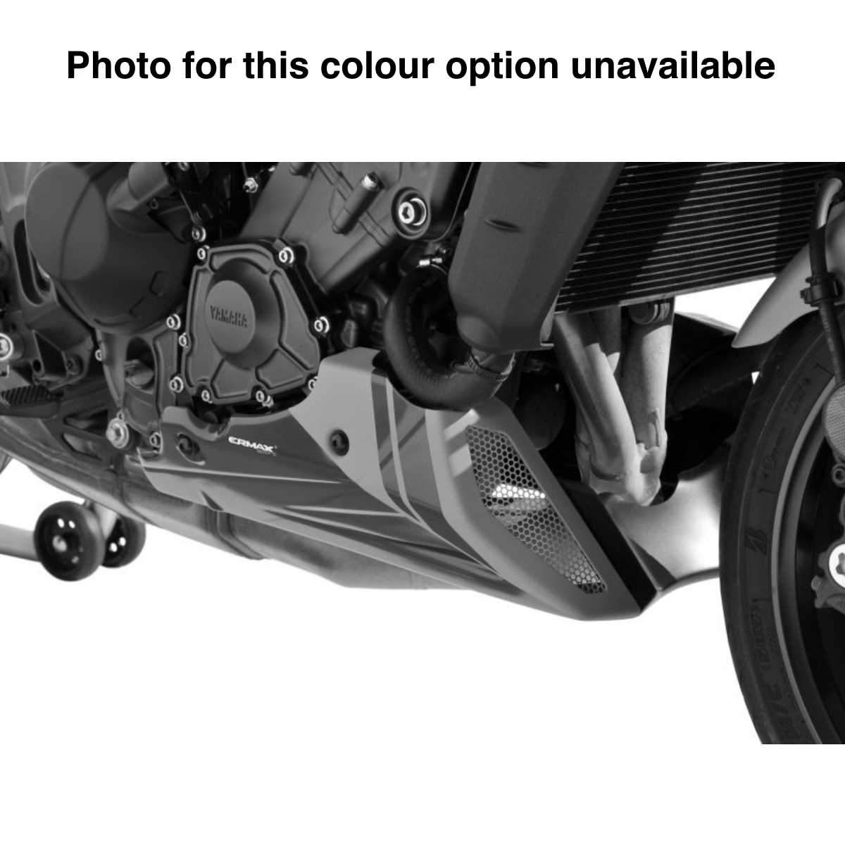 Ermax Belly Pan | Storm Fluo Grey | Yamaha MT-09 2021>2023 - Pyramid Motorcycle Accessories