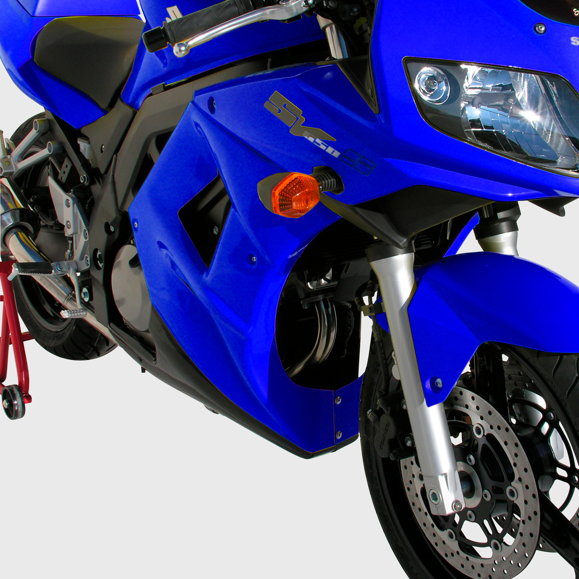 Ermax Fairing Lowers | Metallic Blue (Candy Grande Blue) | Suzuki SV650S 2003>2005 - Shop name