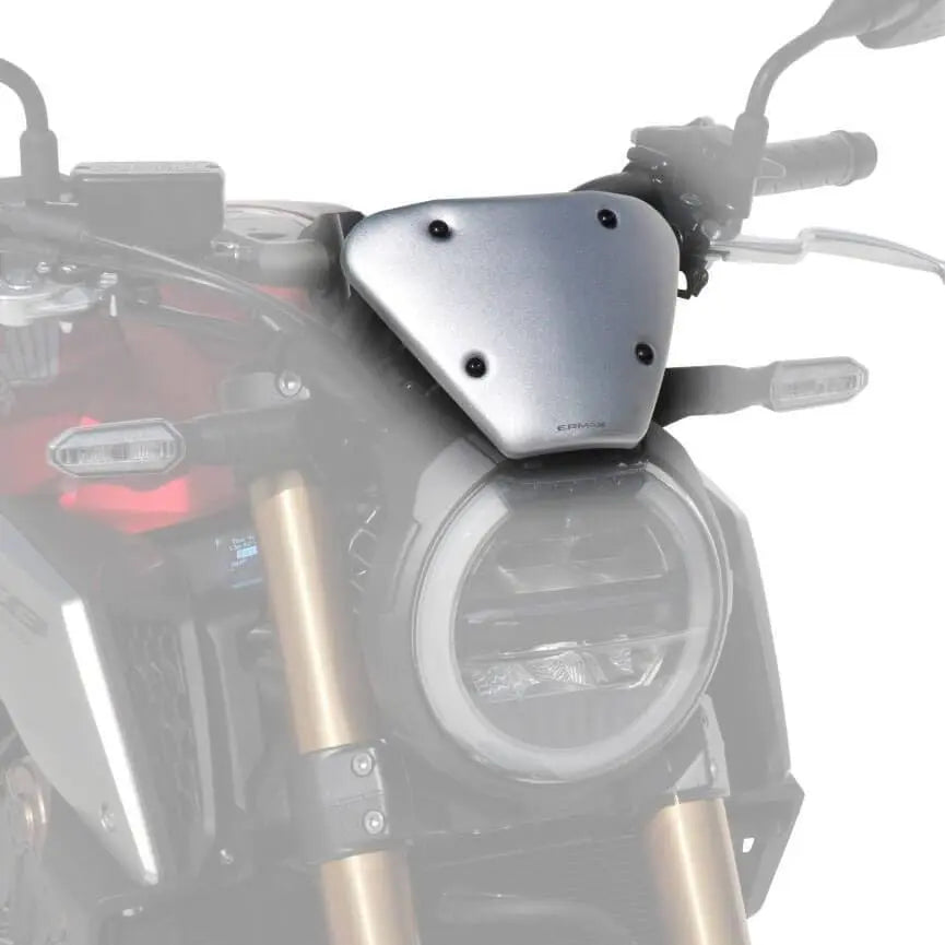Ermax Fly Screen | Brushed Aluminium | Honda CB 650 R 2019>2020 - Shop name