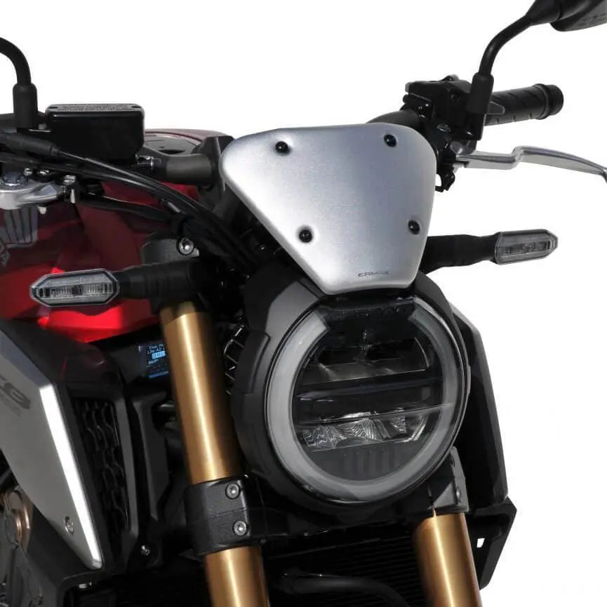 Ermax Fly Screen | Brushed Aluminium | Honda CB 650 R 2019>2020 - Shop name