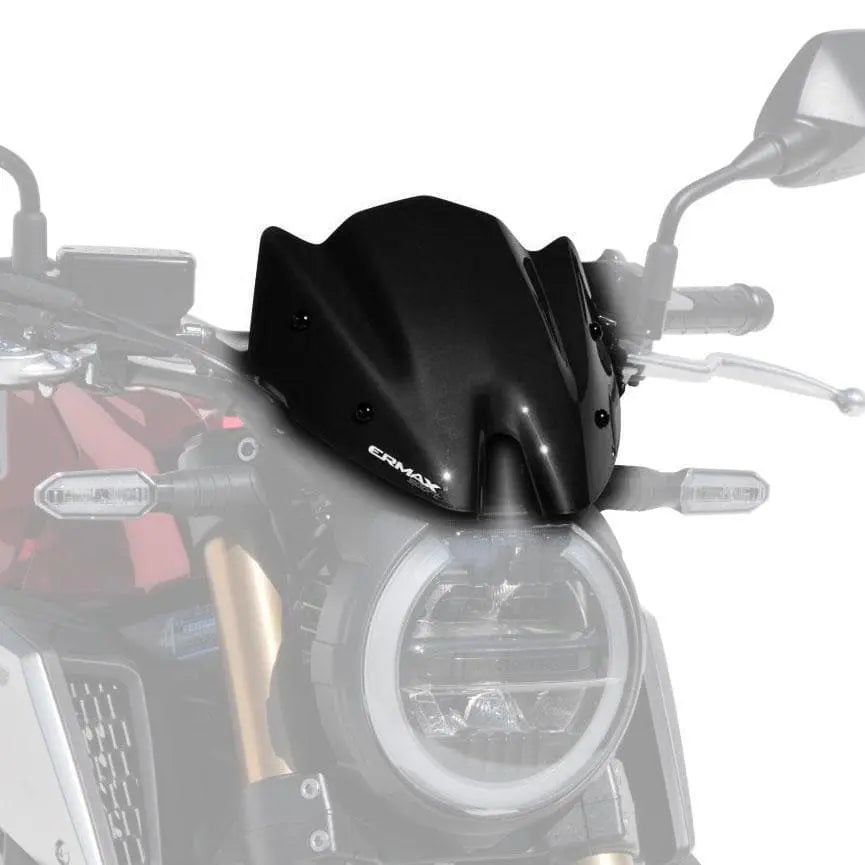 Ermax Fly Screen | Metallic Black (Graphite Black) | Honda CB 650 R 2019>2020 - Shop name