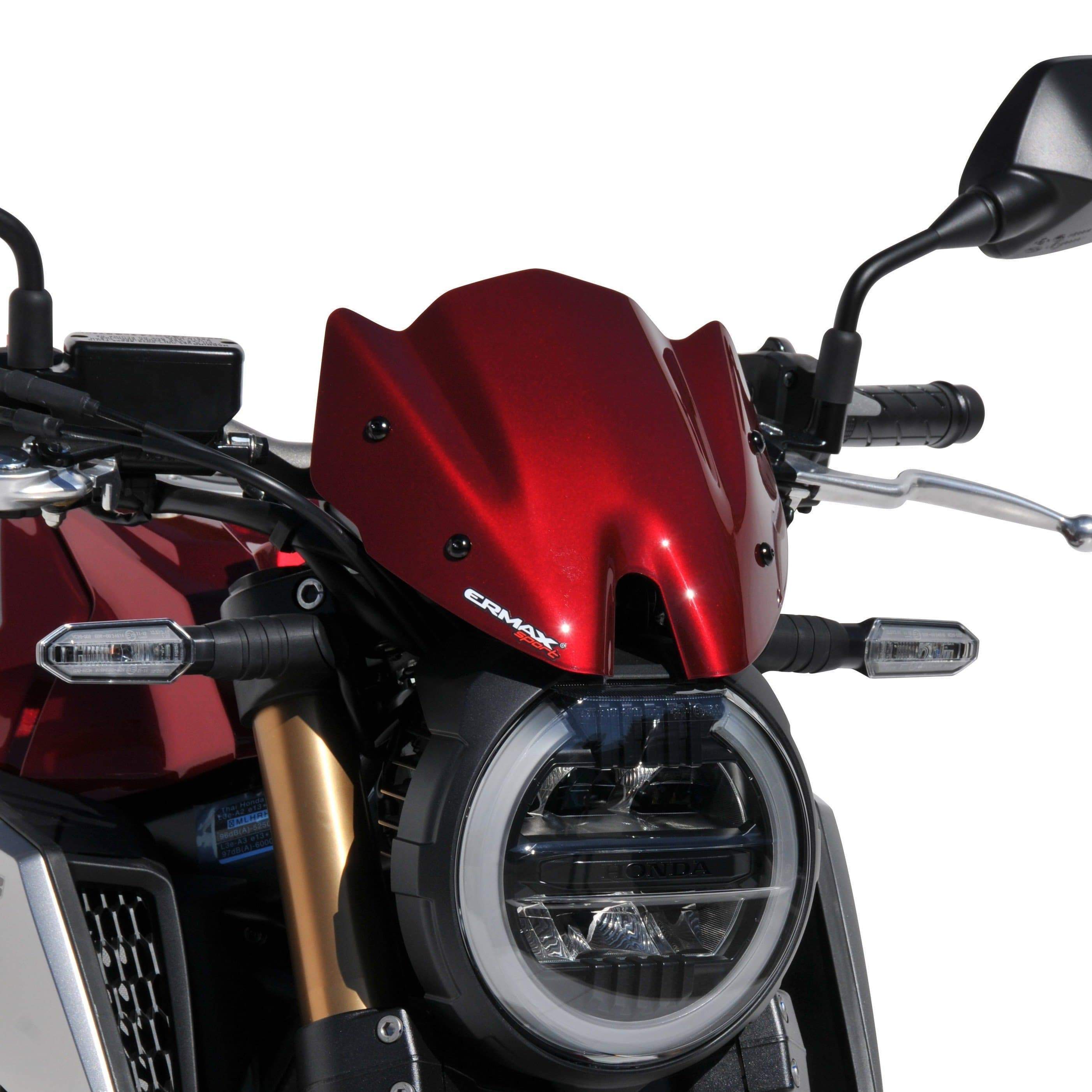 Ermax Fly Screen | Metallic Red (Chromosphere Red) | Honda CB 650 R 2019>2020 - Shop name