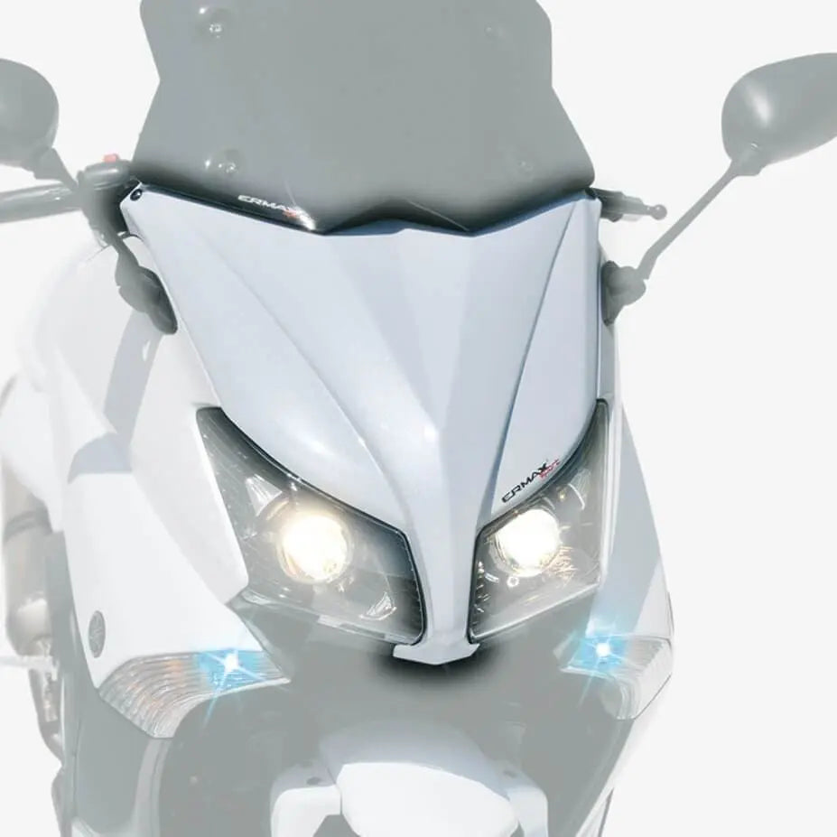 Ermax Front Fairing | Metallic White (Bluish White Cocktail) | Yamaha TMAX 530 2012>2014 - Shop name