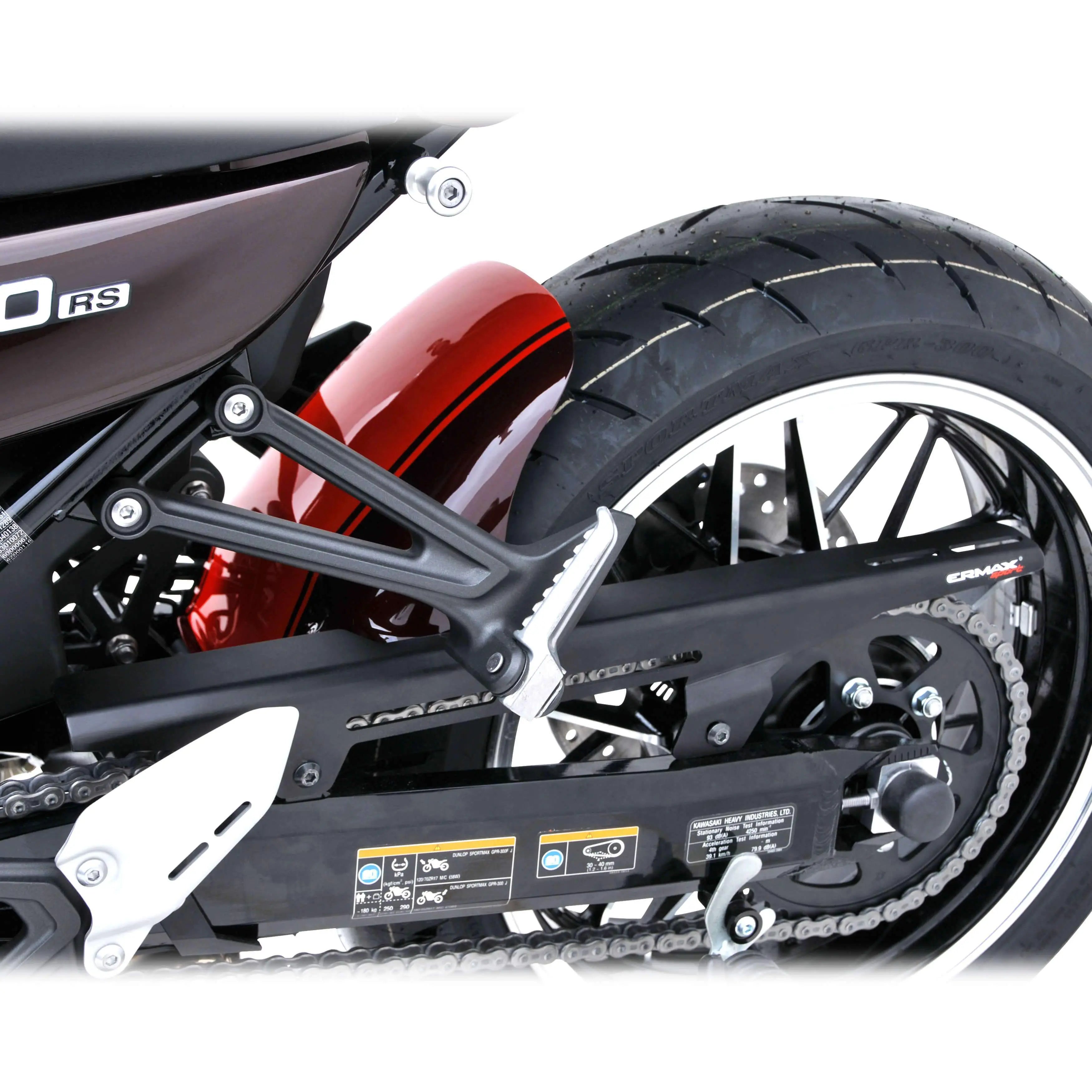Ermax Hugger | Met Brown/Met Orange (Candytone Brown/Candytone Orange) | Kawasaki Z 900 RS 2017>2020 - Shop name