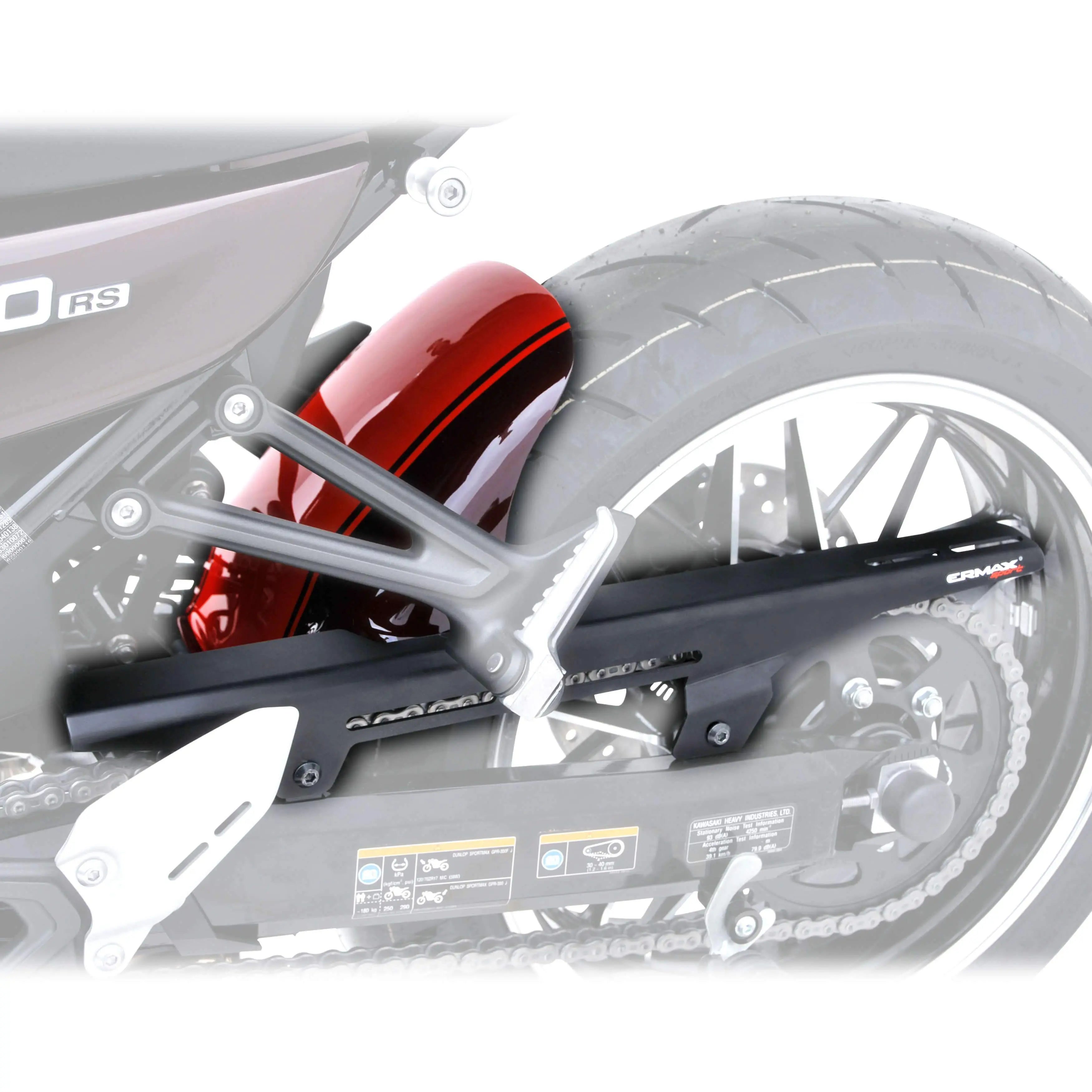 Ermax Hugger | Met Brown/Met Orange (Candytone Brown/Candytone Orange) | Kawasaki Z 900 RS 2017>2020 - Shop name