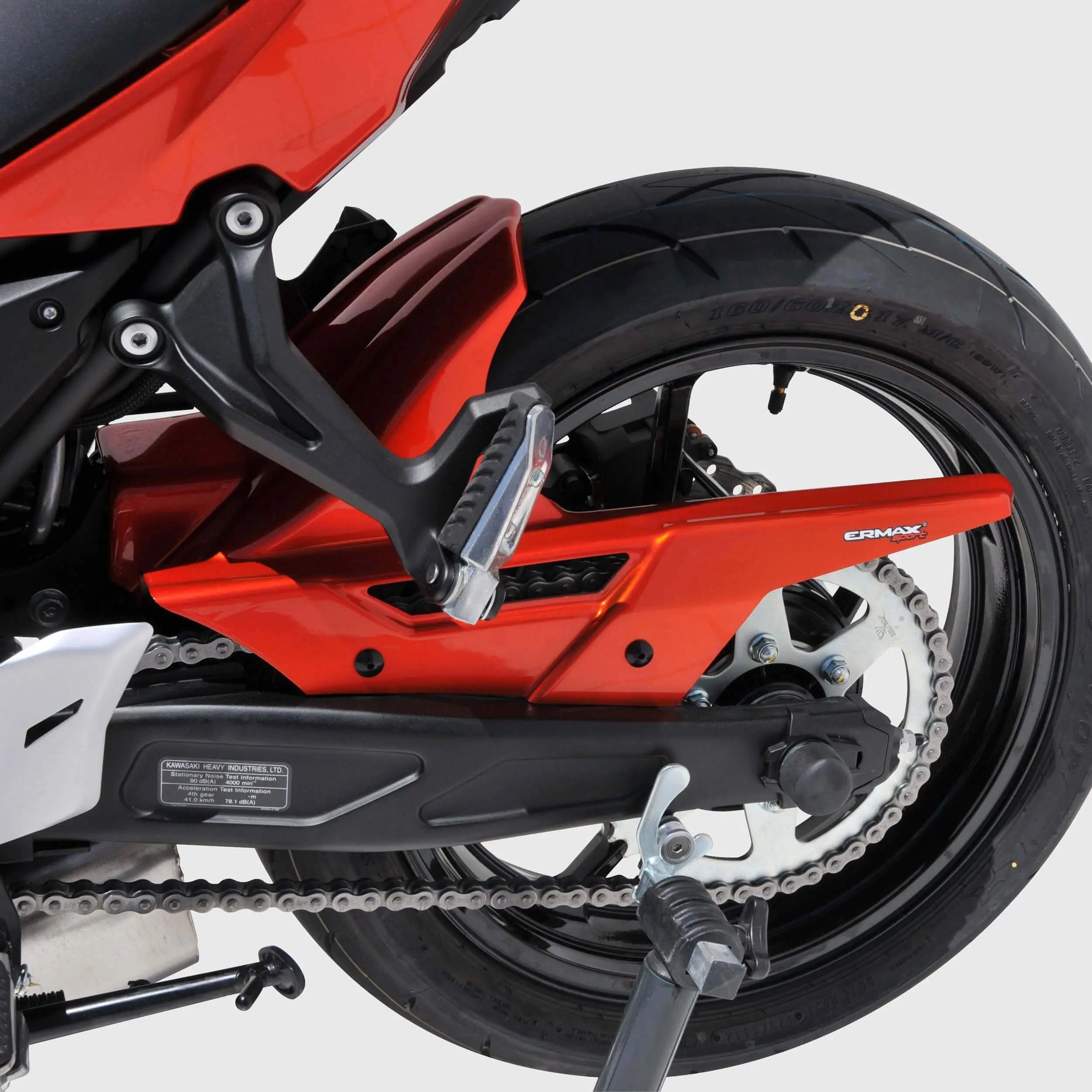Ermax Hugger | Metallic Orange (Candy Burnt Orange) | Kawasaki Ninja 650 2017>2019 - Shop name