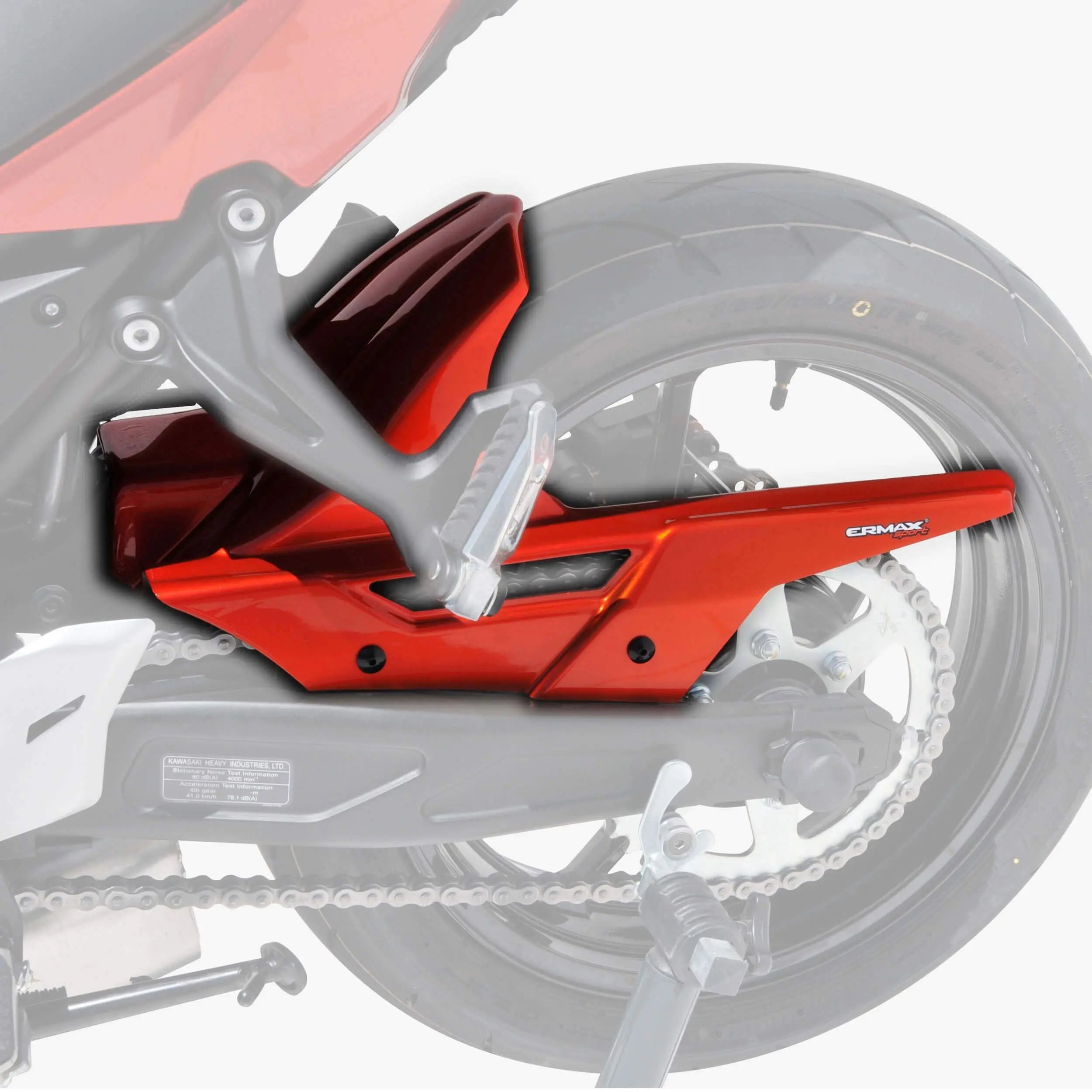 Ermax Hugger | Metallic Orange (Candy Burnt Orange) | Kawasaki Ninja 650 2017>2019 - Shop name