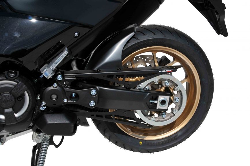 Ermax Hugger with Aluminium Belt Cover | Sword Grey | Yamaha TMAX 560 2022>Current - Shop name