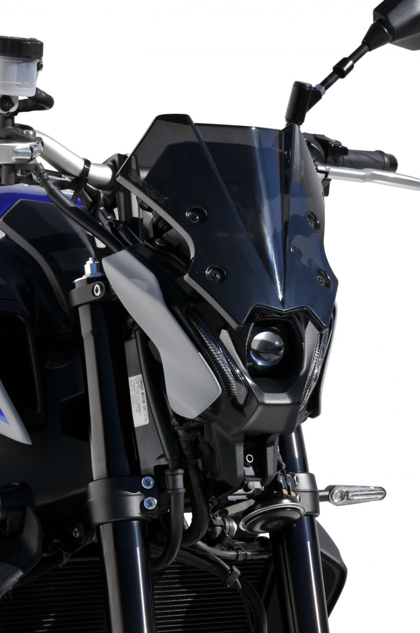 Ermax Hypersport Screen | Dark Smoke | Yamaha MT-09 2021>2023 - Pyramid Motorcycle Accessories