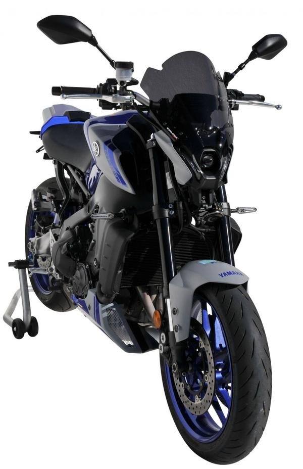 Ermax Racing Sceen | Dark Smoke | Yamaha MT-09 2021>2023 - Pyramid Motorcycle Accessories