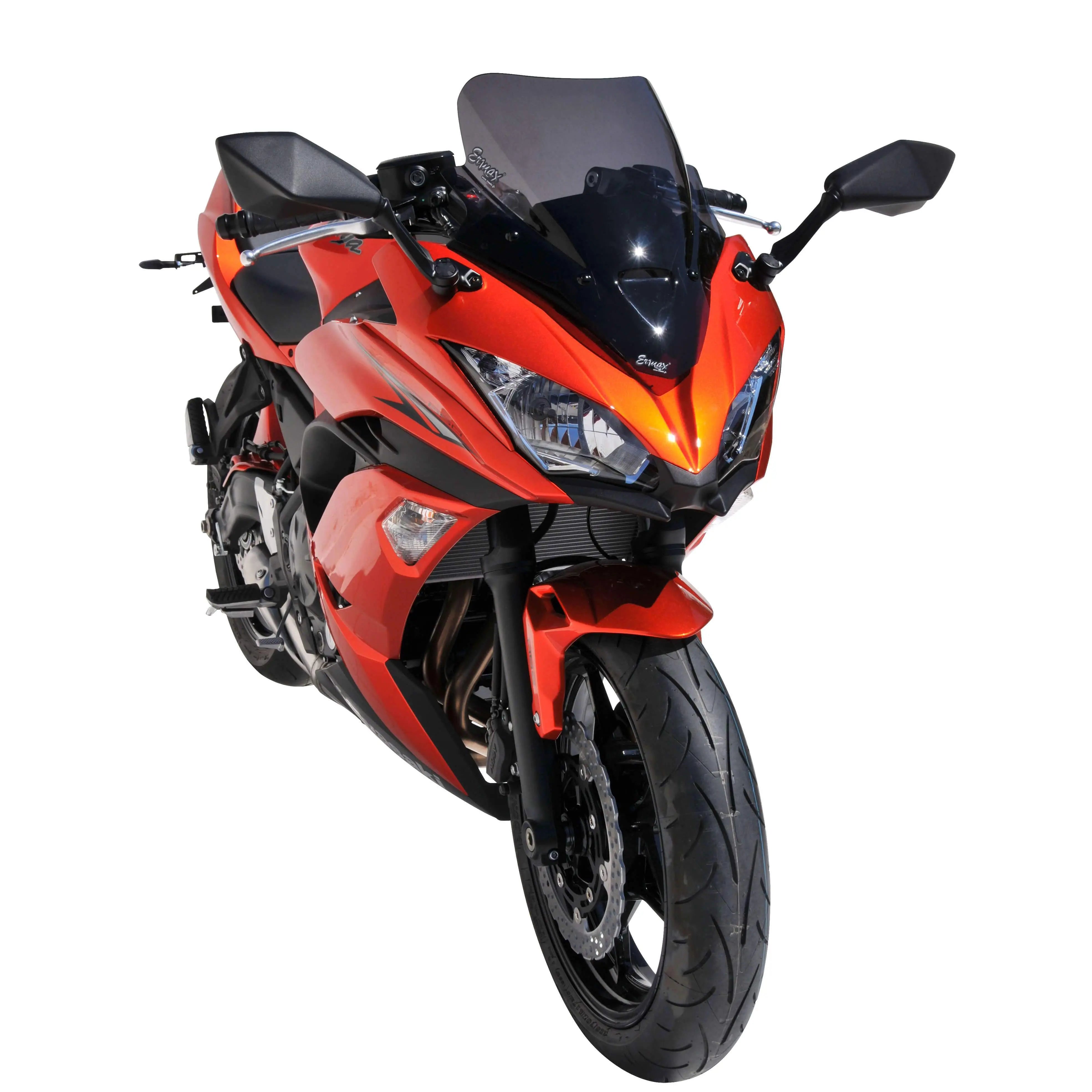 Ermax Racing Screen | Dark Smoke | Kawasaki Ninja 650 R 2017>2019 - Shop name