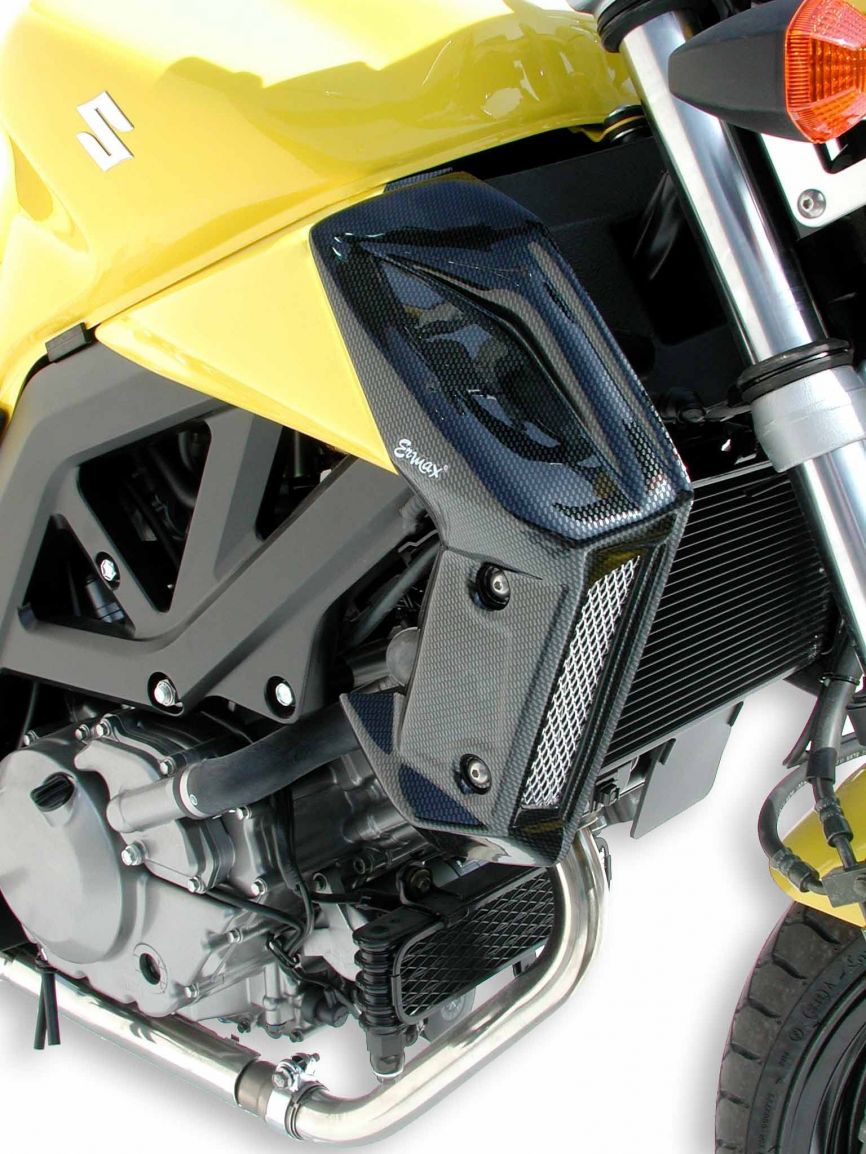 Ermax Radiator Cheeks | Carbon Look | Suzuki SV650 2004>2015 - Shop name
