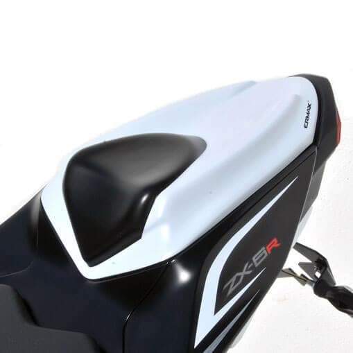 Ermax Seat Cowl | Matte White/Matte Black (Pearl White/Ebony) | Kawasaki Ninja ZX-6R 2013>2013 - Shop name