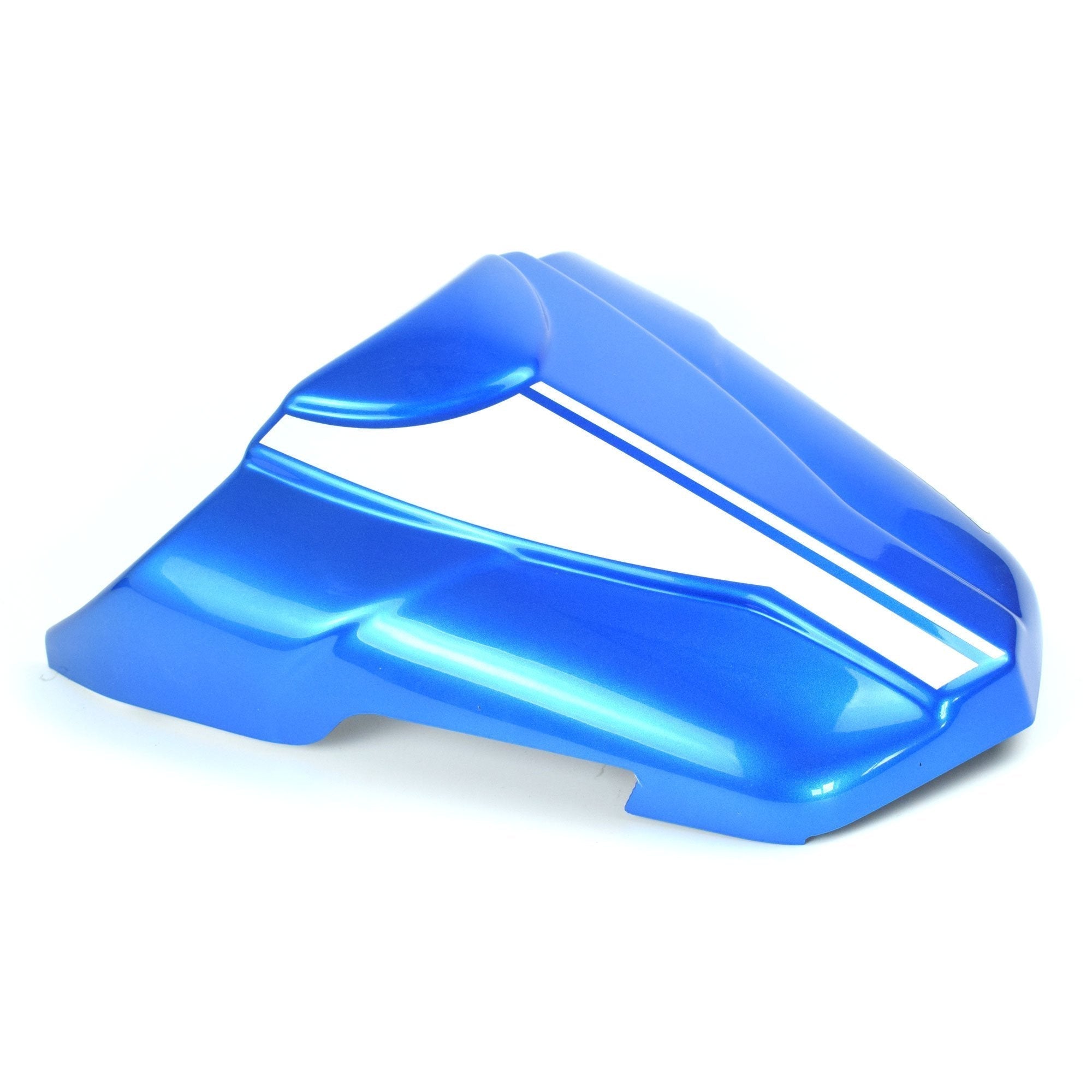 Ermax Seat Cowl | Metallic Grey/Metallic Blue (Triton Blue/Pearl Glacier White) | Suzuki SV650 2016>Current - Shop name