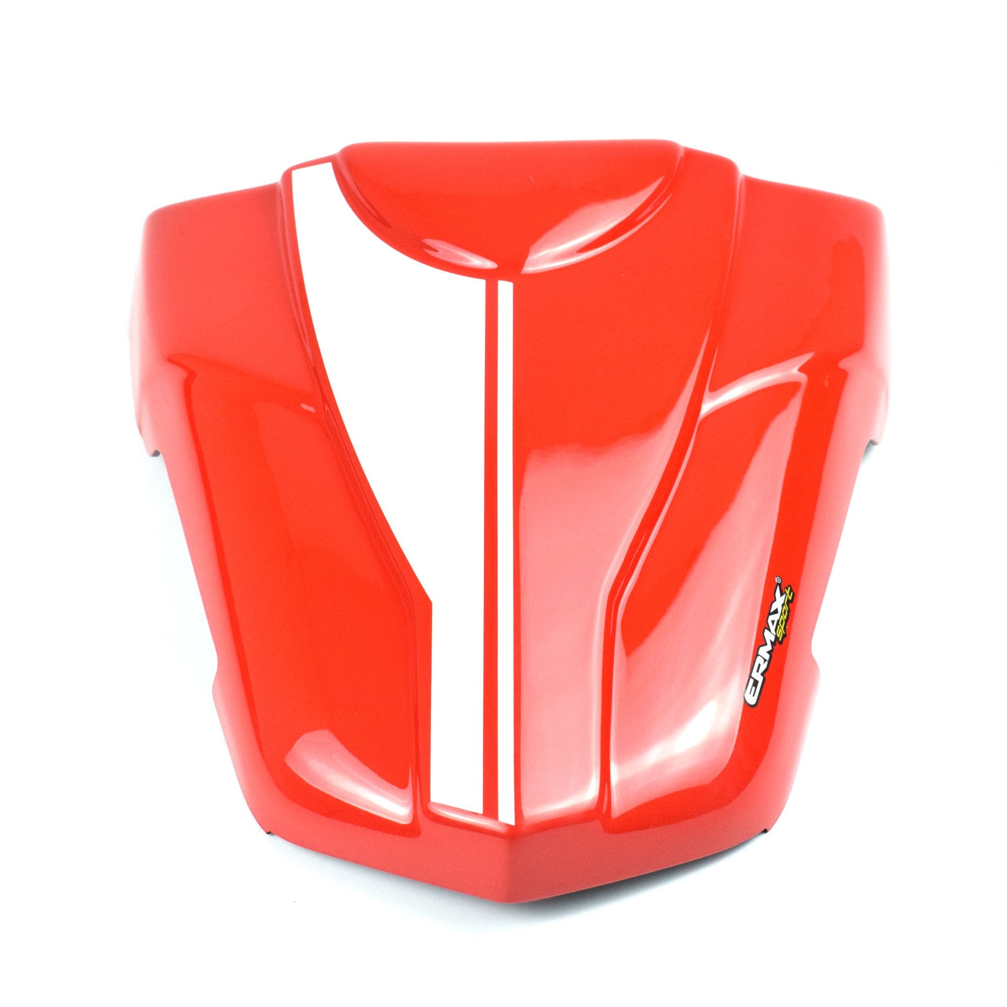 Ermax Seat Cowl | Metallic Red/Metallic White (Mirage Red/Glacier White) | Suzuki SV650 2016>2018 - Shop name