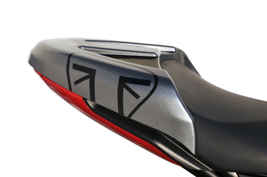 Ermax Seat Cowl | Silver Ice/Jet Black | Triumph Trident 660 2021>Current - Shop name