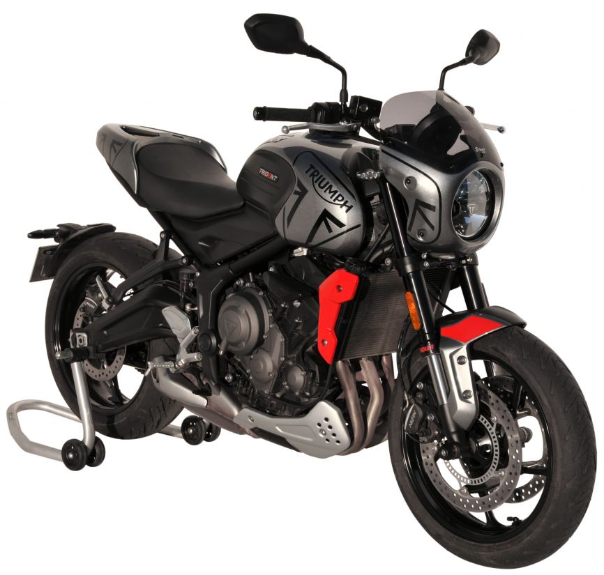 Ermax Seat Cowl | Silver Ice/Jet Black | Triumph Trident 660 2021>Current - Shop name