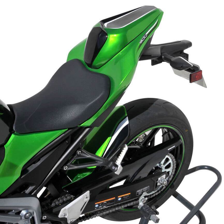 Ermax Seat Cowl | (Spark Black/Lime Green/Stardust White) | Kawasaki Z 900 2017>2019 - Shop name