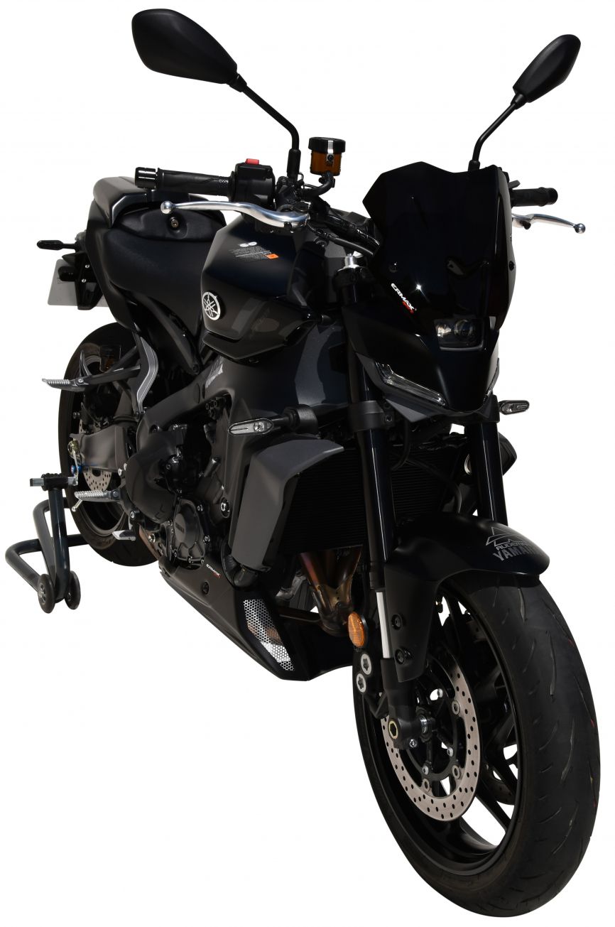 Ermax Sport Screen 20cm | Black (Opaque) | Yamaha MT-09 2024>Current - Shop name