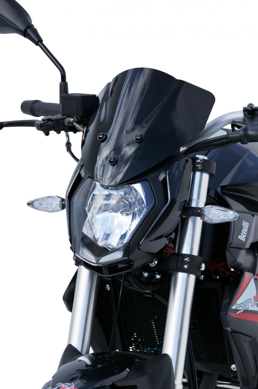 Ermax Sport Screen 26cm | Dark Smoke | Benelli BN 125 2019>2022 - Shop name