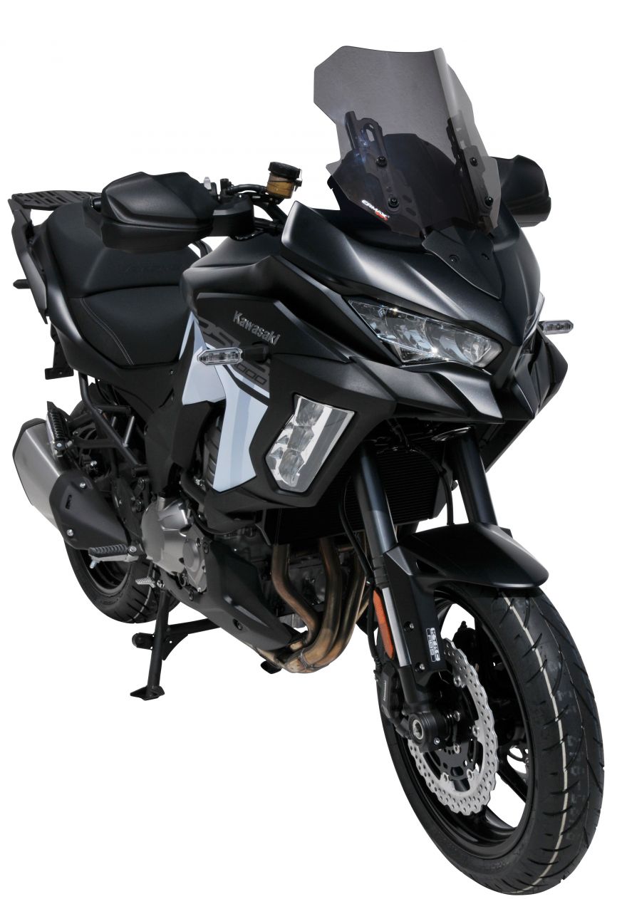 Ermax Sport Screen | Dark Smoke | Kawasaki Versys 1000 SE 2019>2024 - Pyramid Motorcycle Accessories